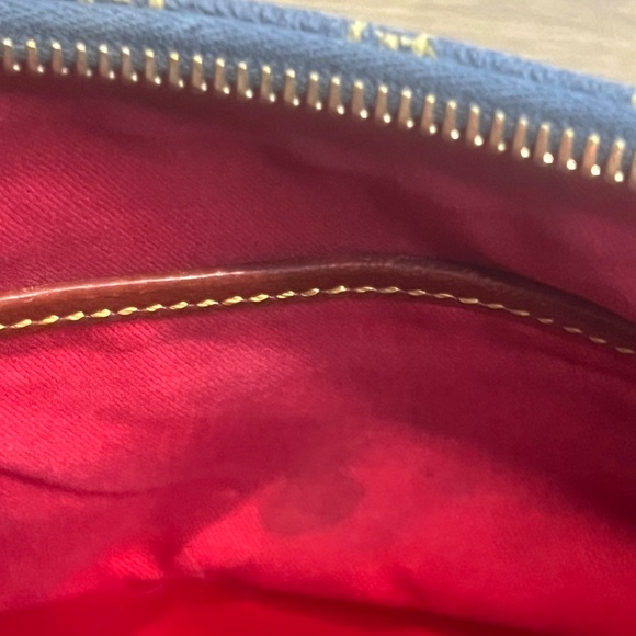 Dooney & Bourke Great Signature Kiley Small Hobo Crossbody, Navy, Leather, Zip - Picture 14 of 16